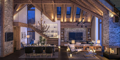 Rustic Lighting Ideas for Log Cabins