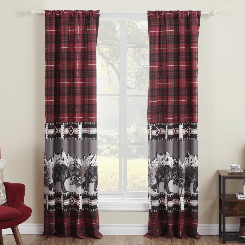 Rustic Window Treatments | Curtains & Valances | Cabin Place – The Cabin Place