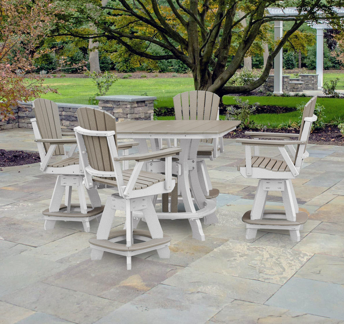 Premier Patio Five Piece Square Counter Height Dining Set