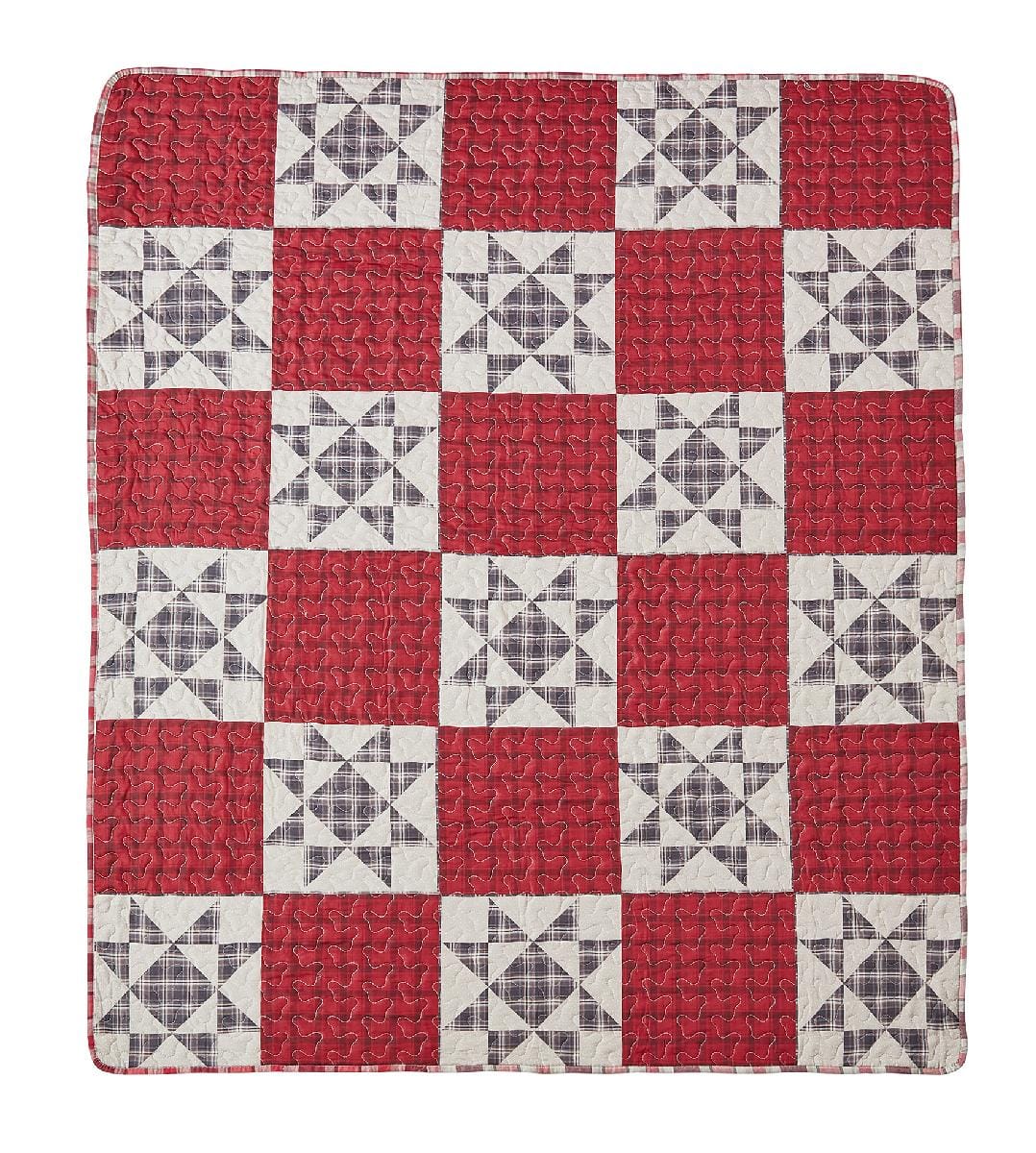 Hillside Red Throw