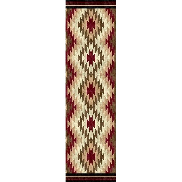 Santa Fe Red Starburst Area Rug
