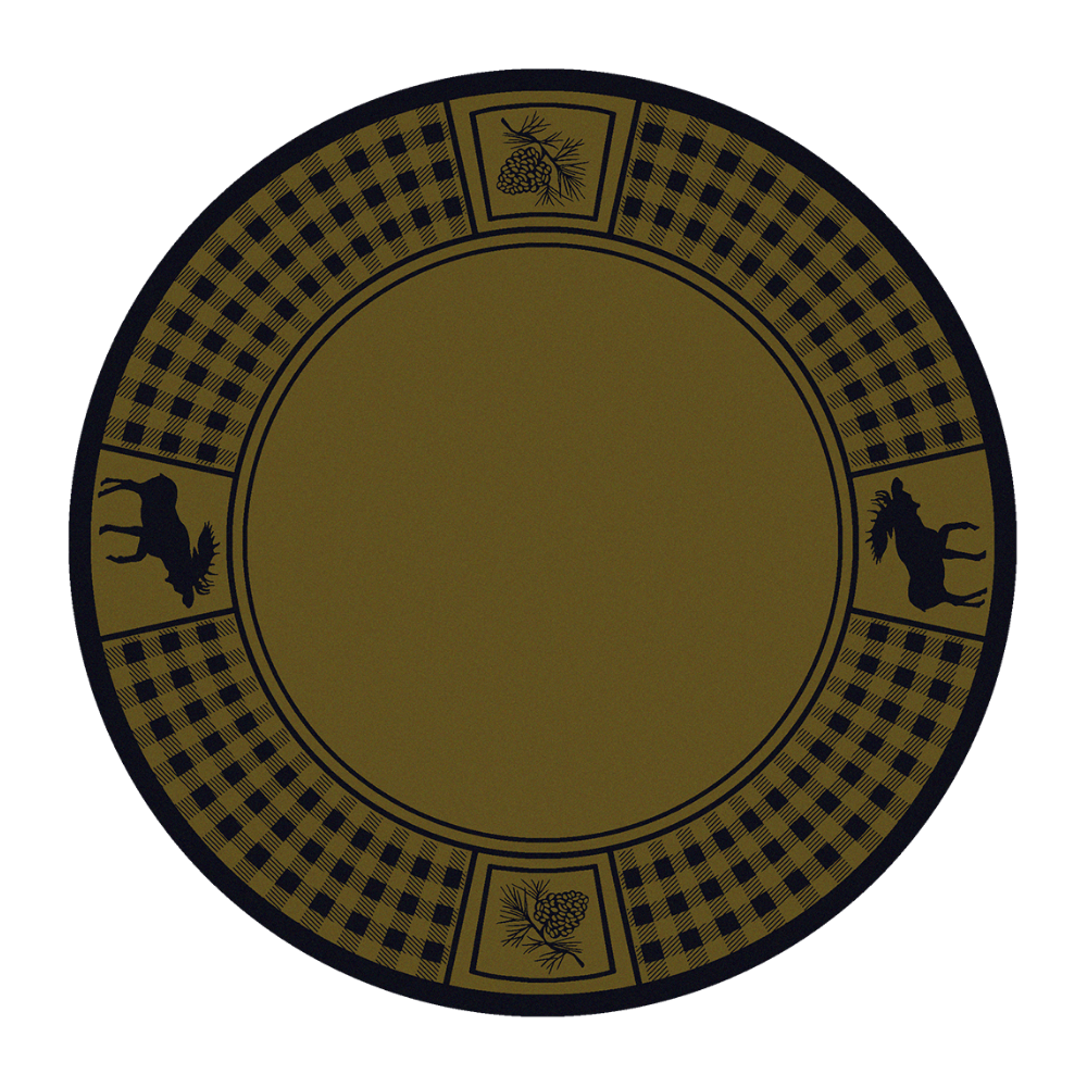 Minimalist Moose Rug