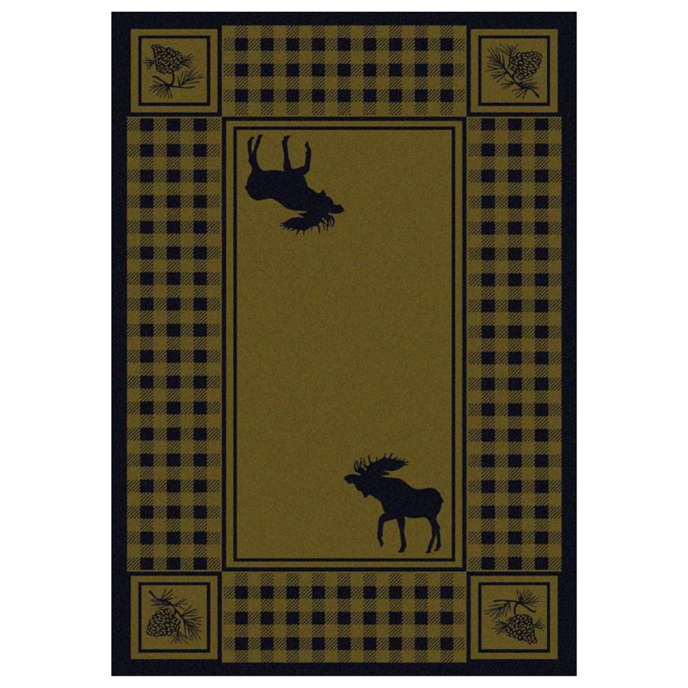 Minimalist Moose Rug