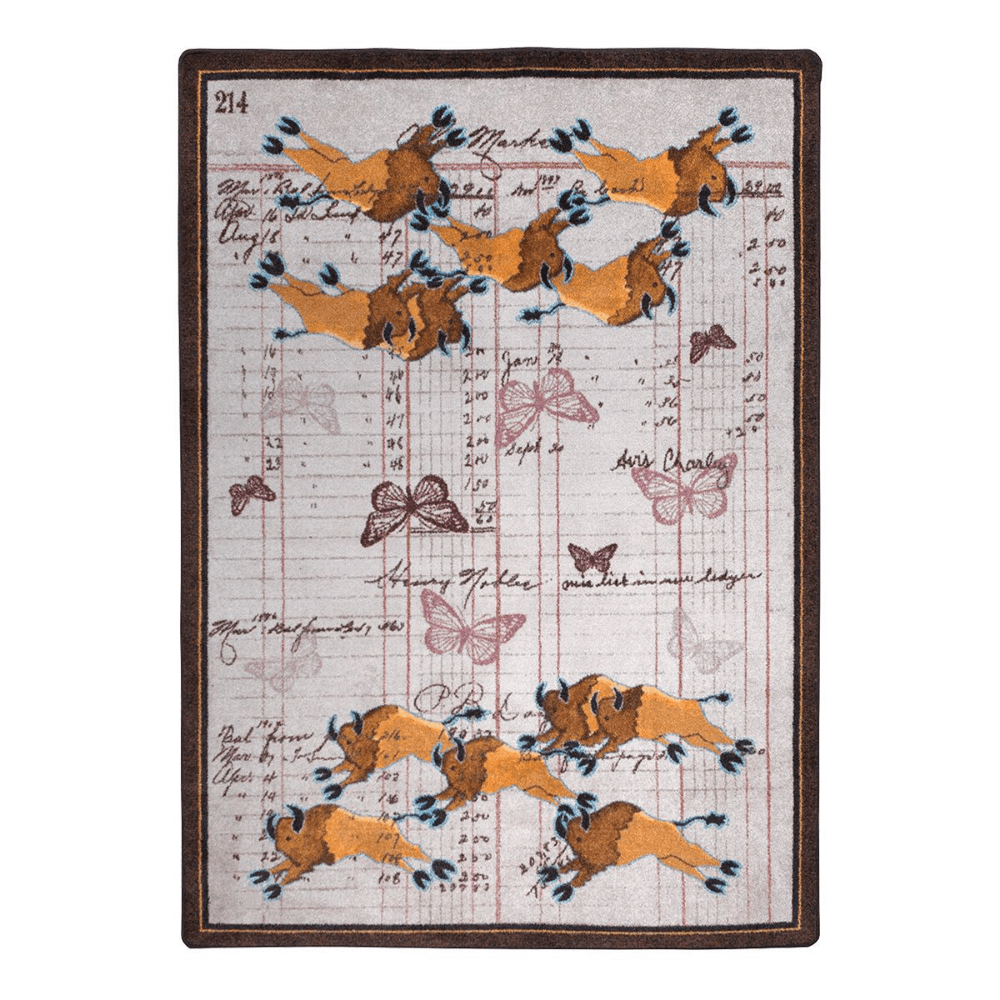 Buffalo Sketch Rug