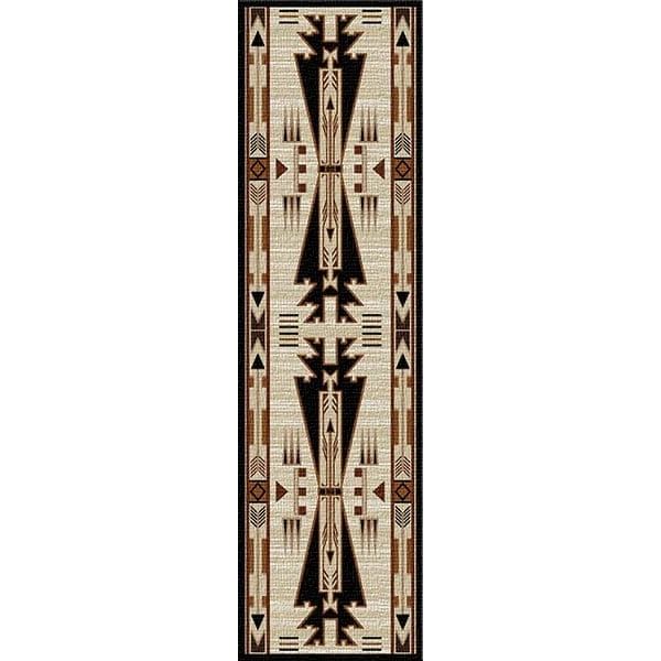 Horse Raiders Natural Area Rug