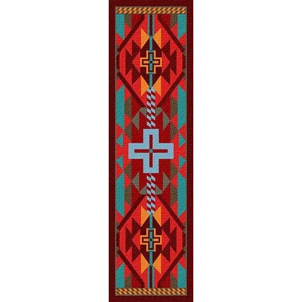 Southwestern Sunset Cross Area Rug