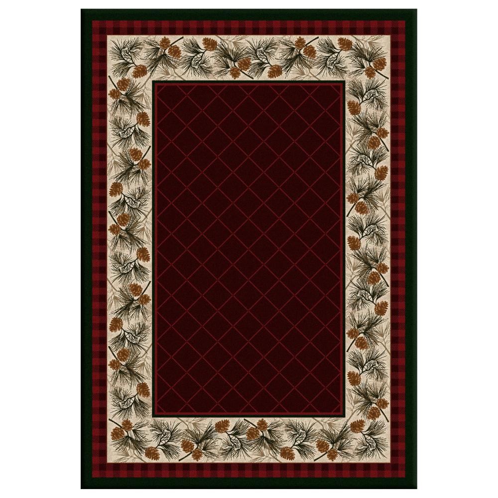 Christmas Pine Rug