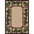 Pinecones and Branches Area Rug Collection