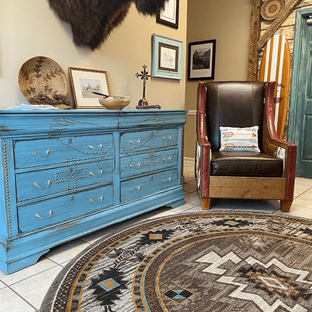 Navajo Aged Wood Rug