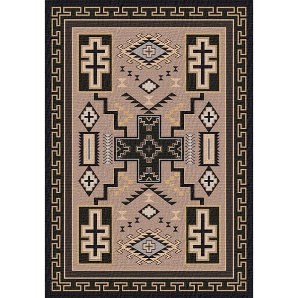 Sand Storm Catcher Cross Area Rug Collection