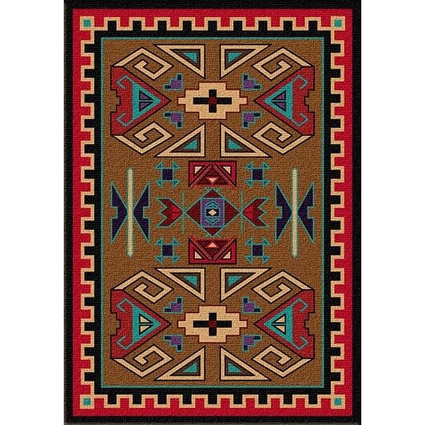 Southwestern Rams Area Rug