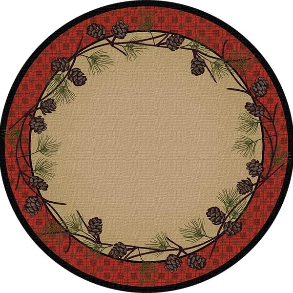 Lodge Pinecone Area Rug Collection