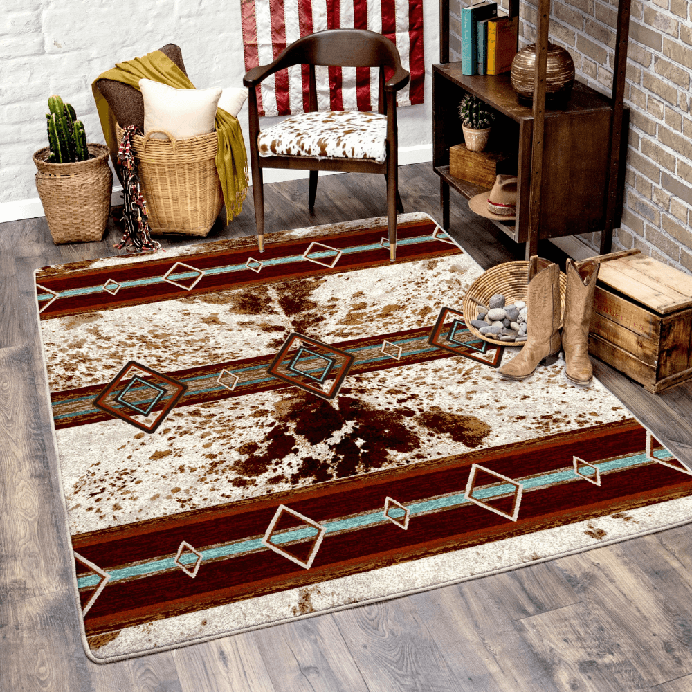 Western Rawhide Rug