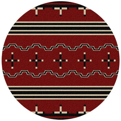Tribal Leader Red Area Rug