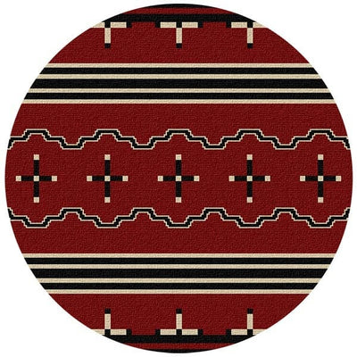 Tribal Leader Red Area Rug
