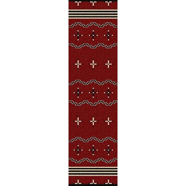 Tribal Leader Red Area Rug