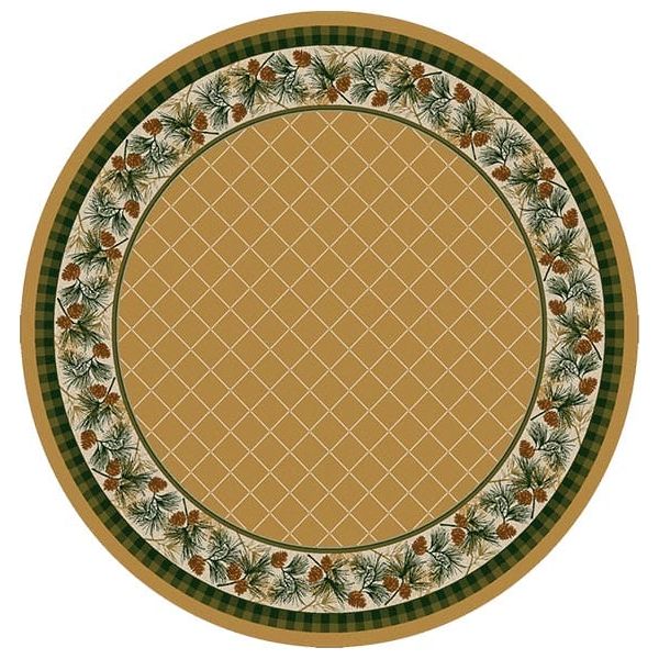 Spruce Maize 8' Round Area Rug