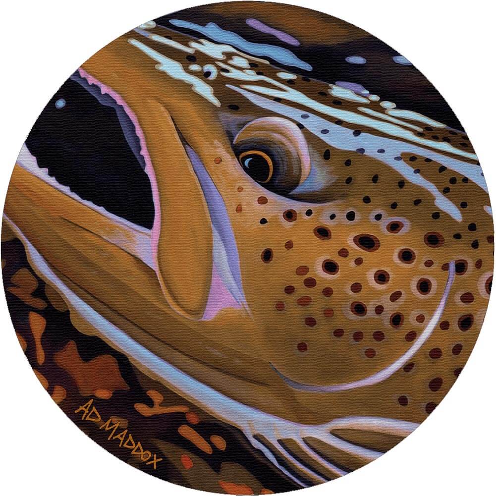 Rising Brookie Round Area Rug