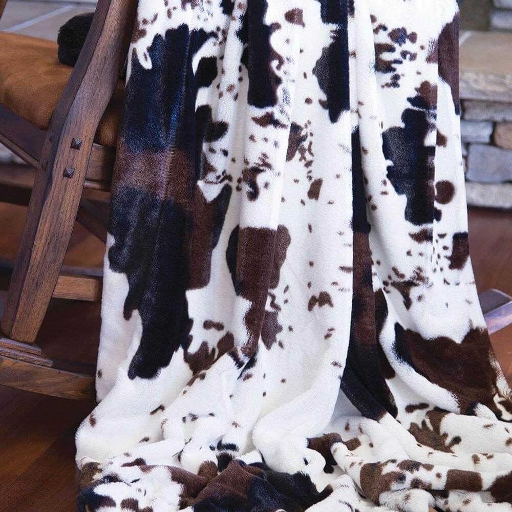 Cow Wrangler Throw Blanket