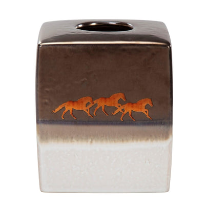 Morning Gallop Ceramic Tissue Box
