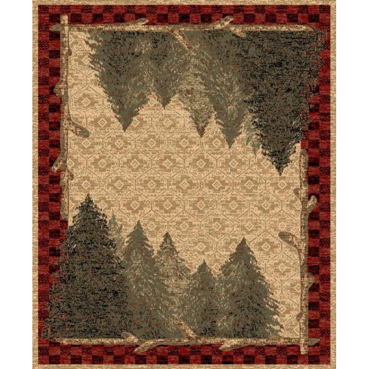 Forever Forest Natural Area Rug
