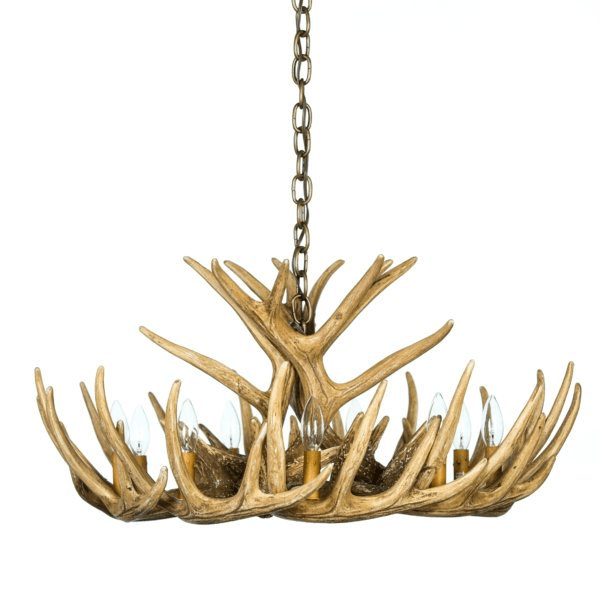 12 Antler Whitetail Cascade Chandelier