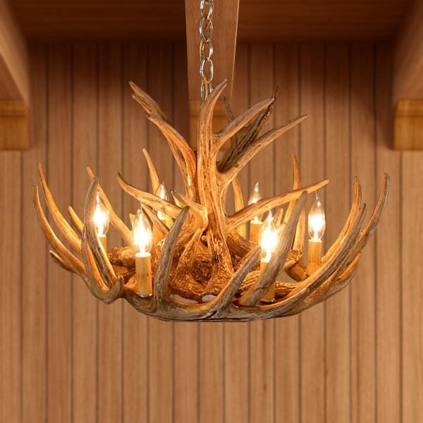 9 Antler Whitetail Cascade Chandelier