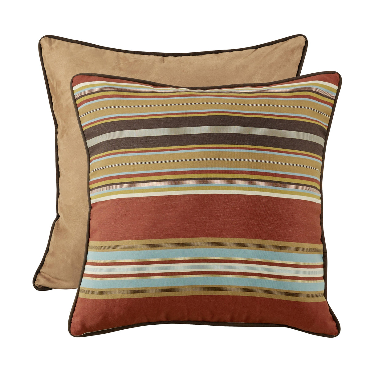 Western Elegance Striped Euro Sham