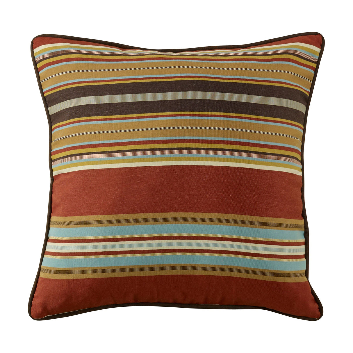 Western Elegance Striped Euro Sham