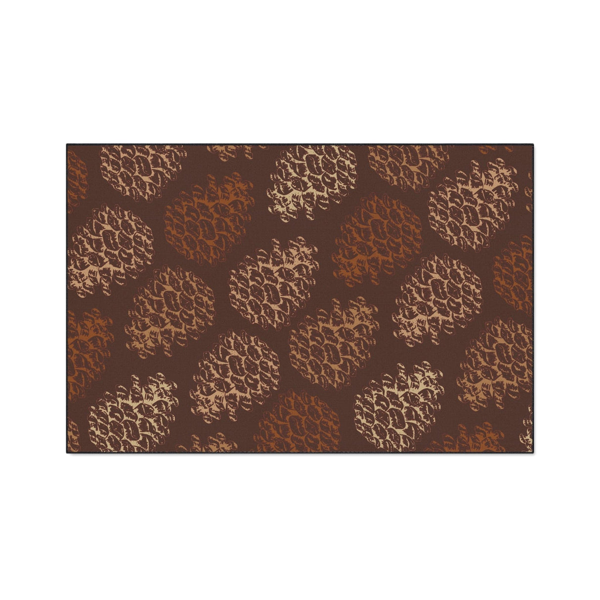 Retro Pinecone Non-Slip Rug