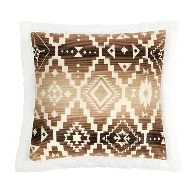 Aztec Gold Sherpa Pillow