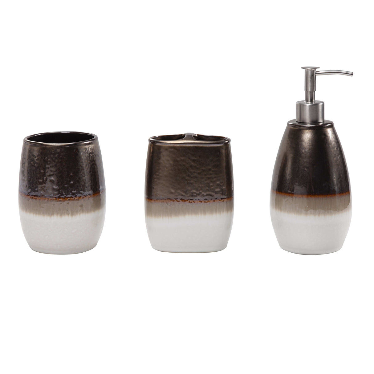 Earth Tones 3PC Countertop Bathroom Set