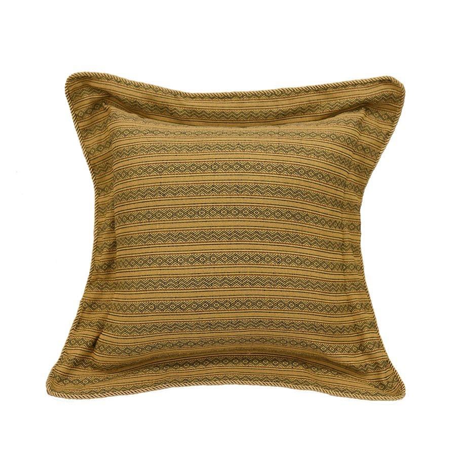 Golden Stripe Euro Sham Pair