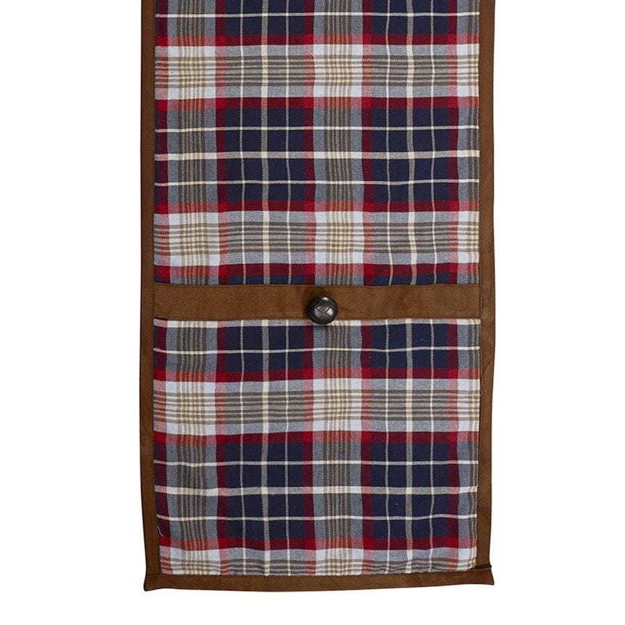Blue Plaid Table Runner