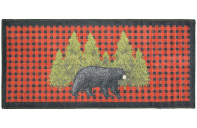 Red Bear Pines Accent Rug