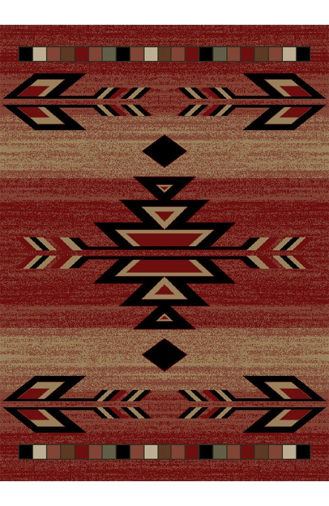 Pecos Red Area Rug