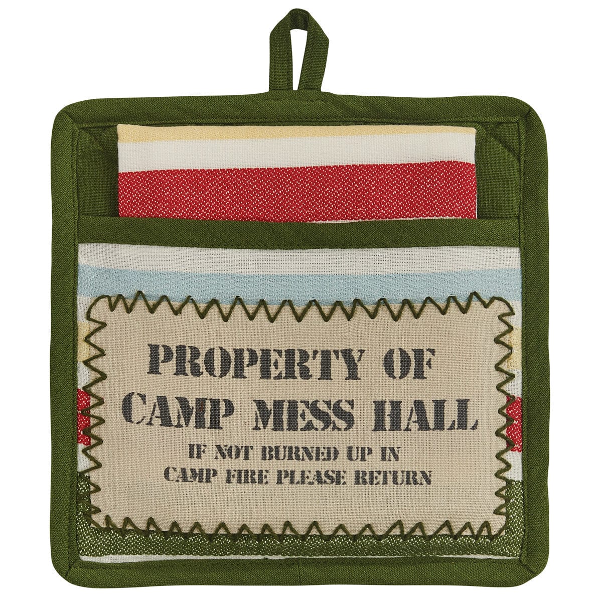 Colorful Camping Potholder Set
