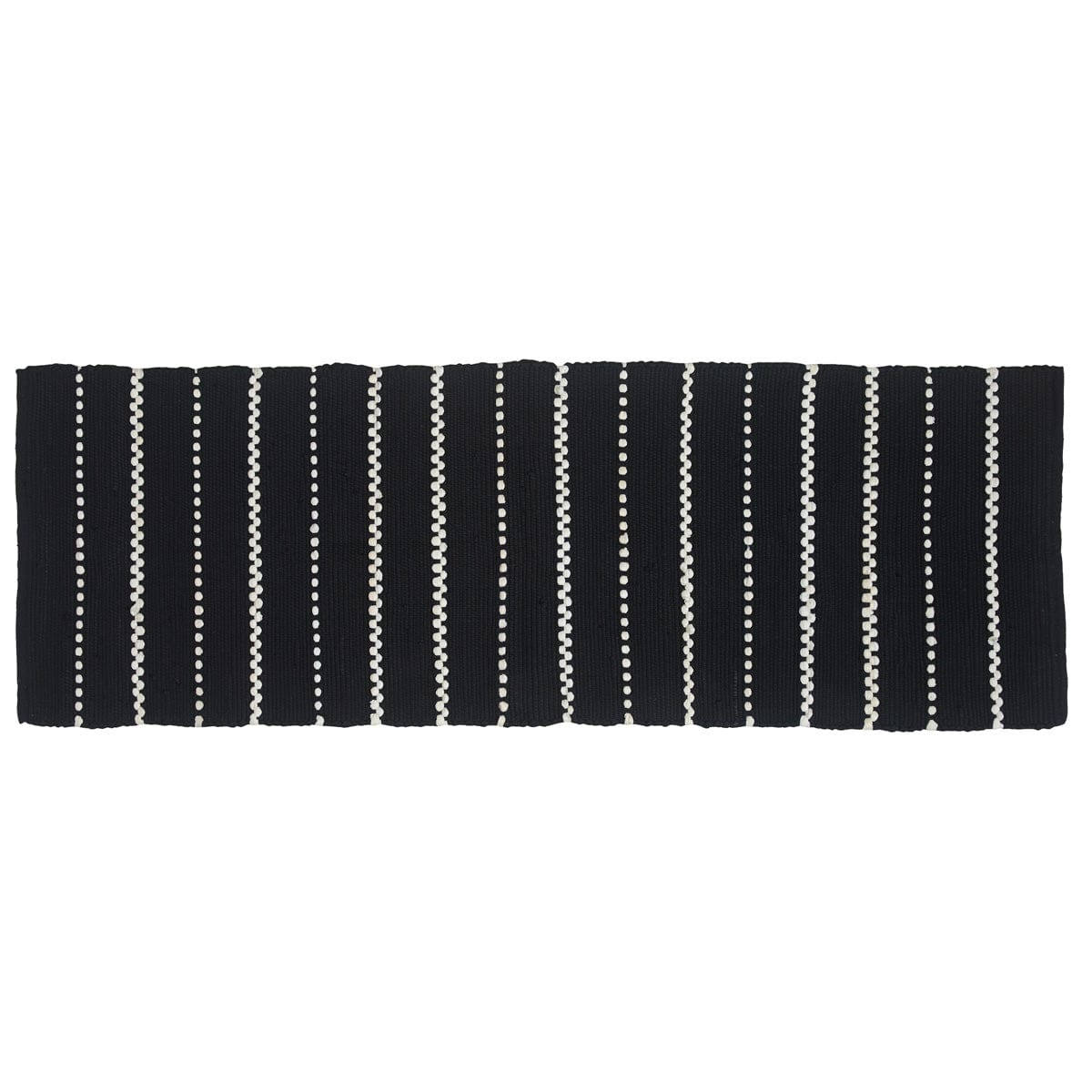 Navy Check 2' x 6' Rug