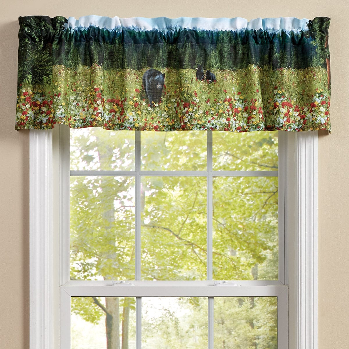 Bear Home Valance