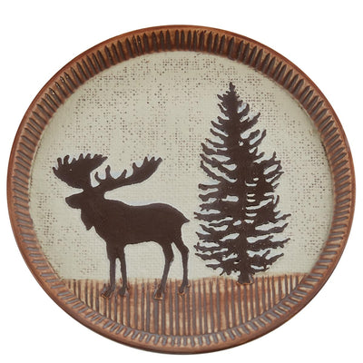 Wilderness Weave Moose Salad Plate