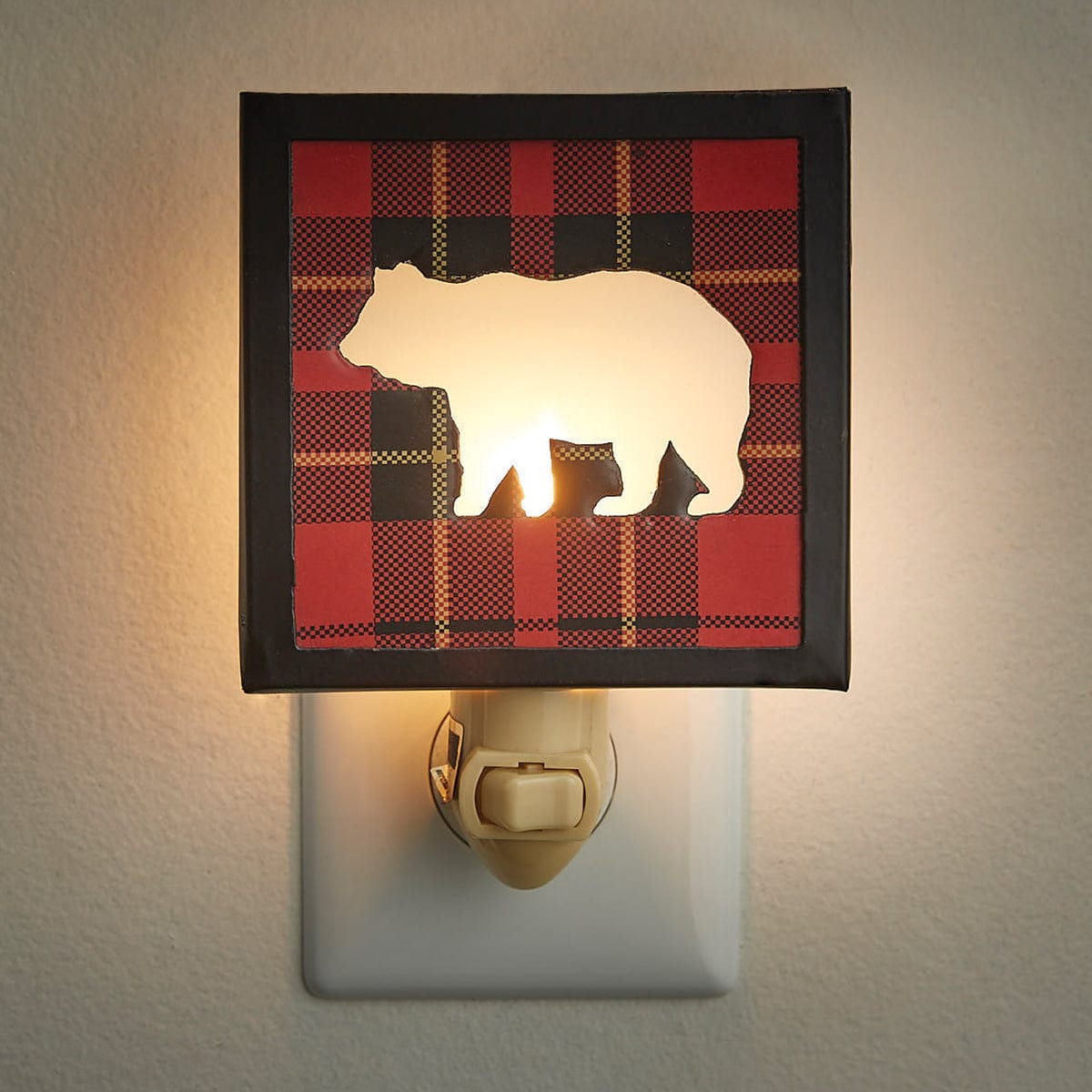 Sportsman Stripe Bear Night Light