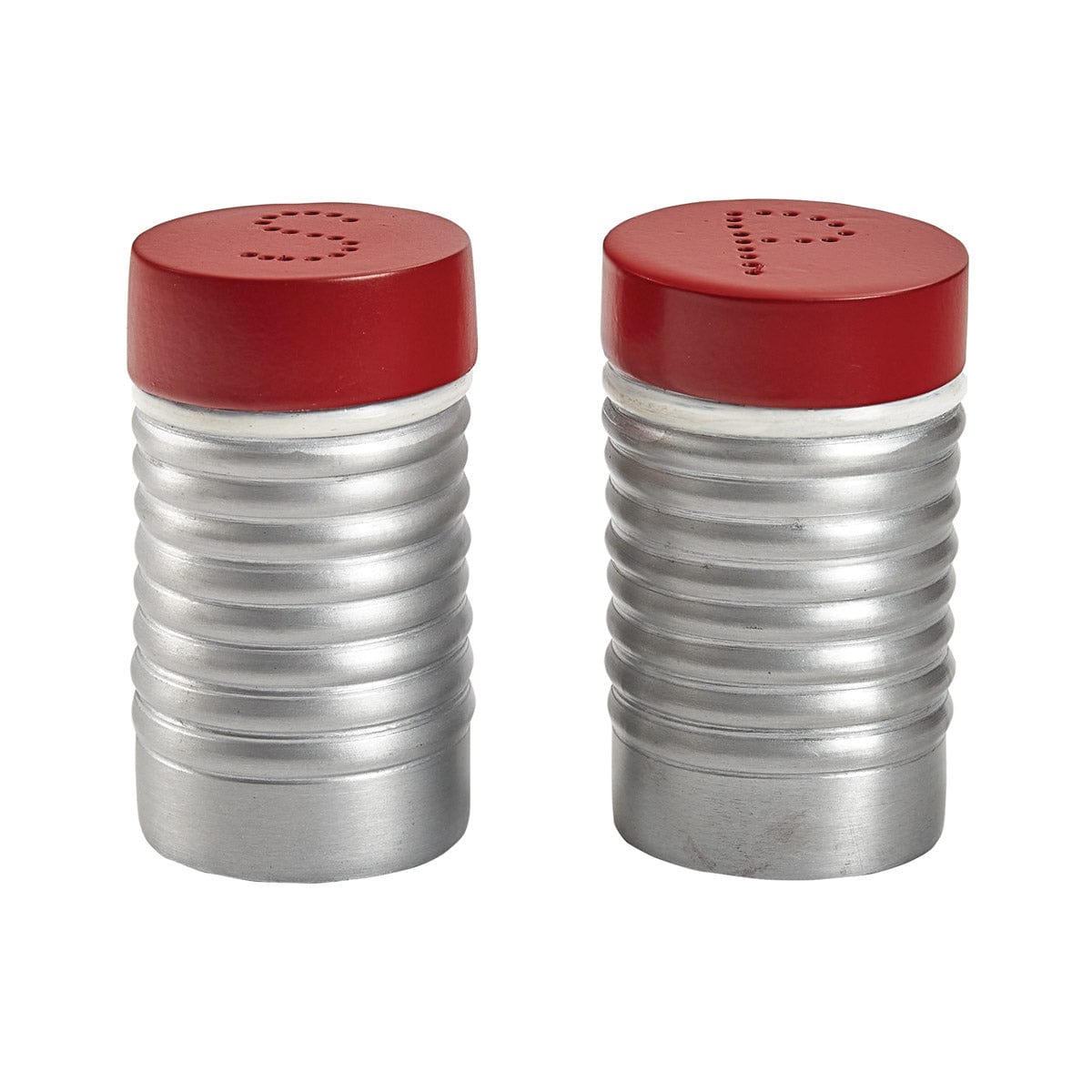 Rustic Gray Salt & Pepper Shaker Set