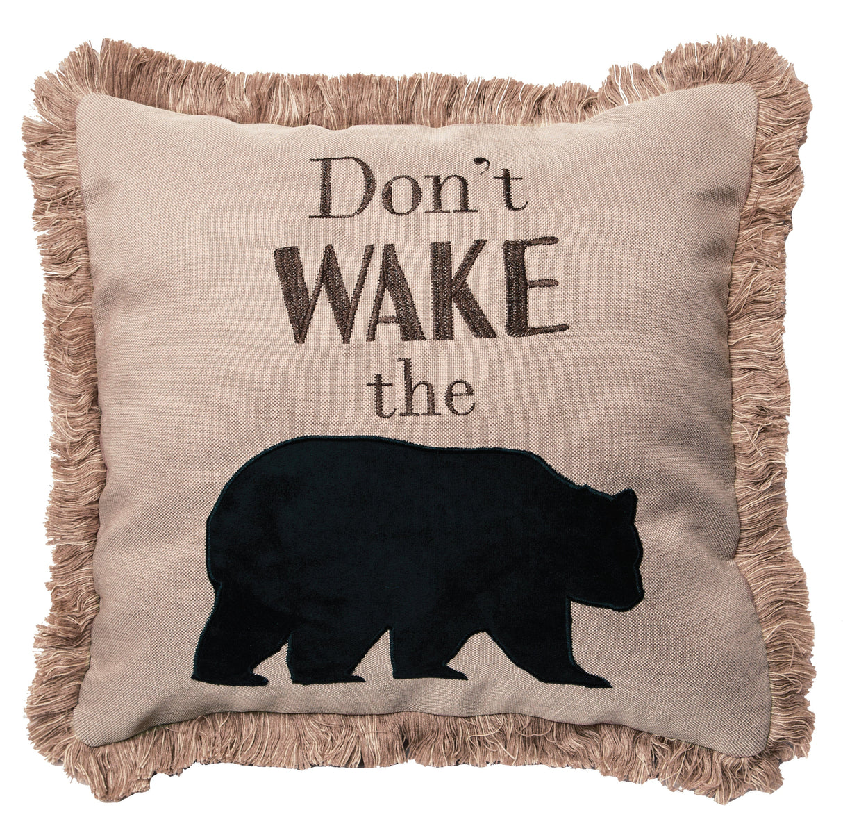 Don't Wake The Bear Pillow