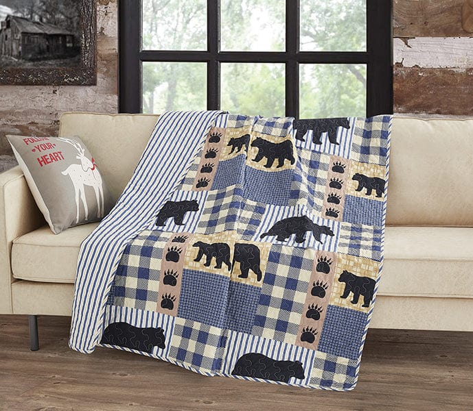 Bear Mountain Blues Throw