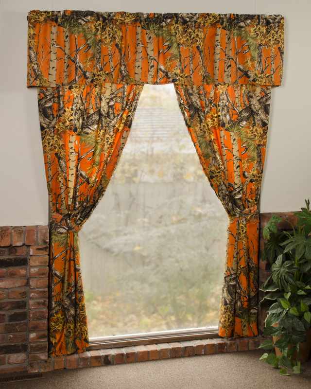 The Woods Orange Drape Set