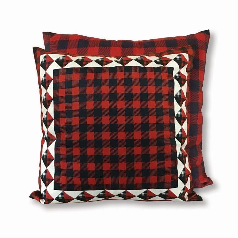 Diamond Check Pillow