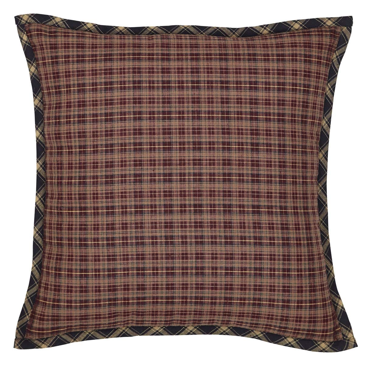 Autumn Plaid Accent Pillow