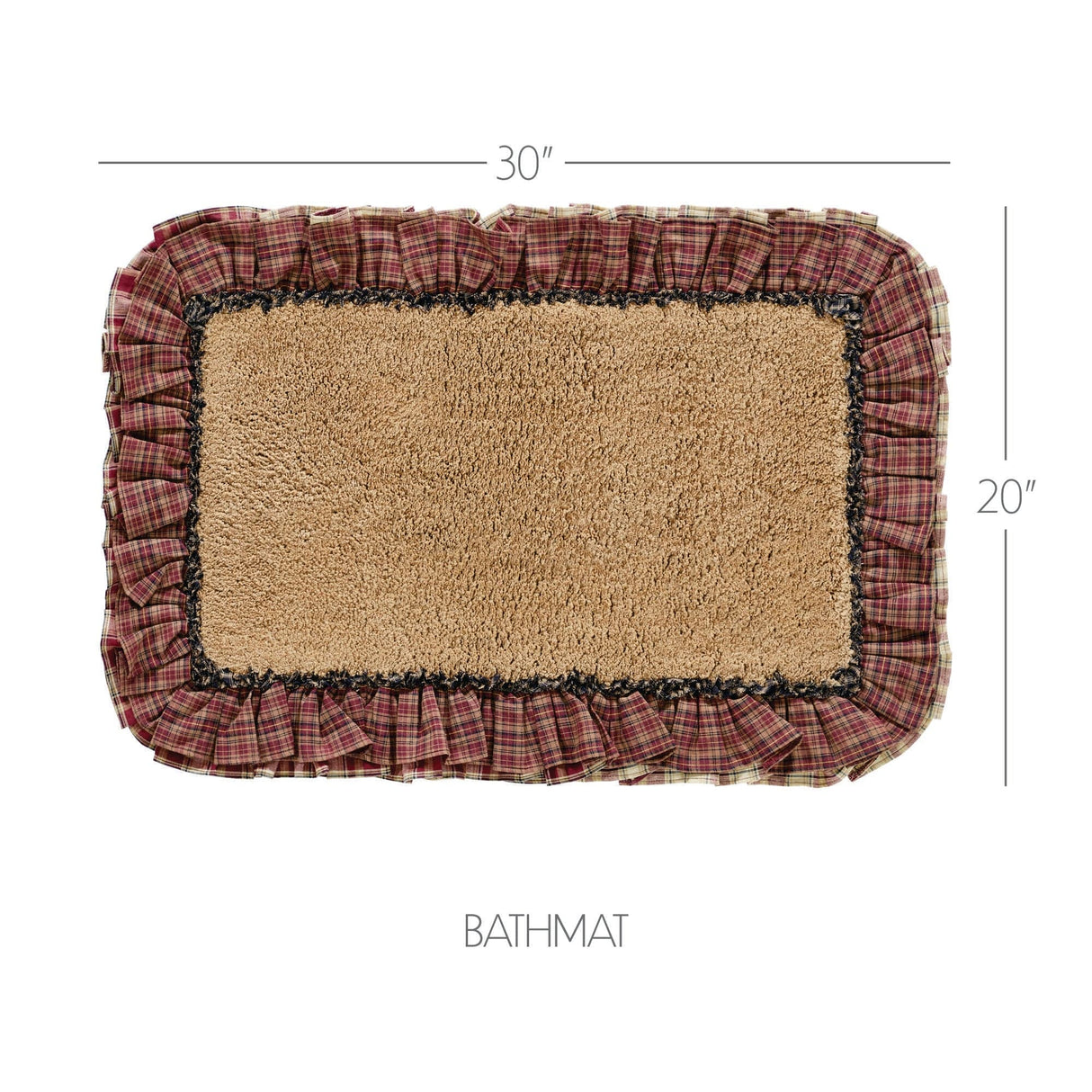 Autumn Plaid 30" Bath Mat