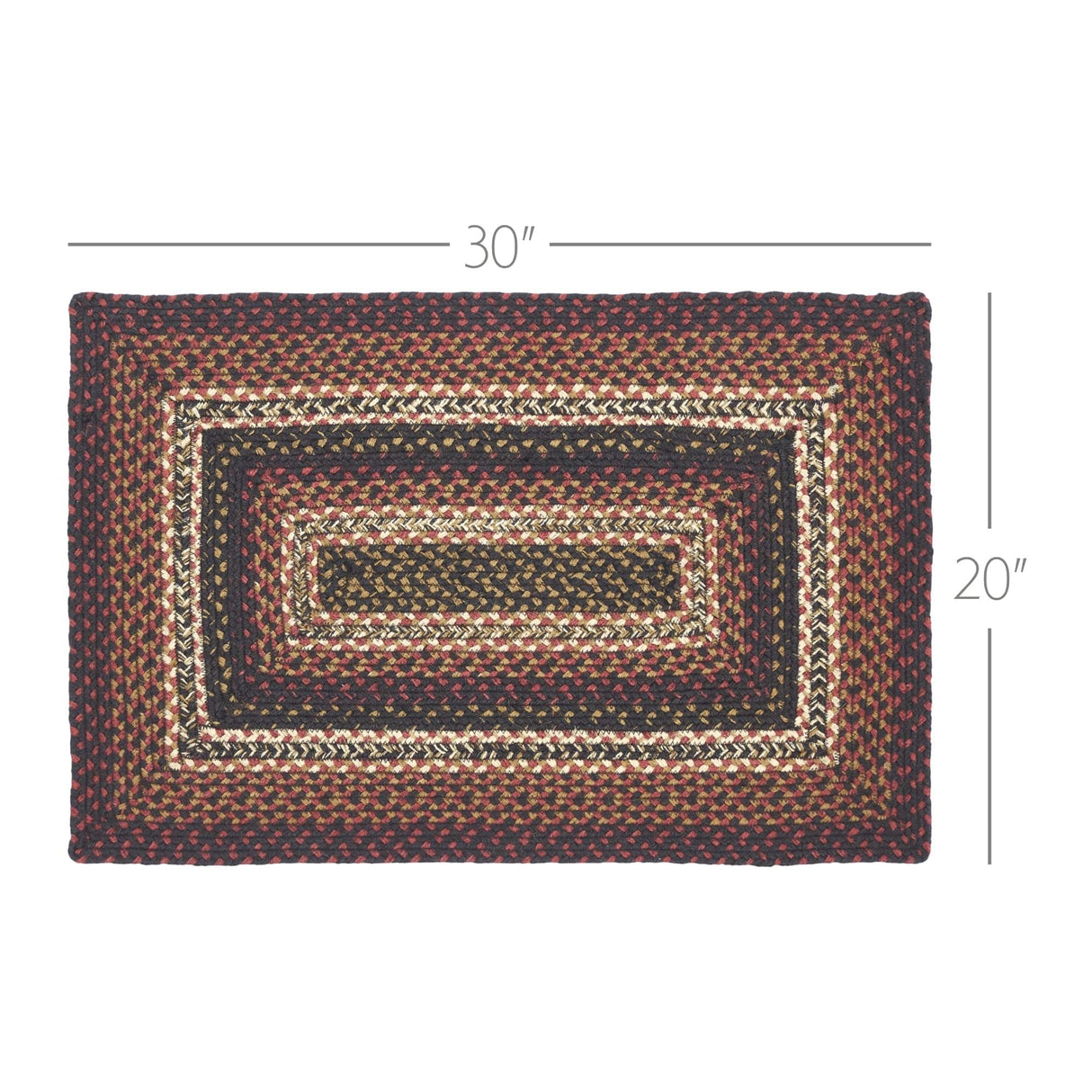 Autumn Plaid 30" Rectangle Accent Rug