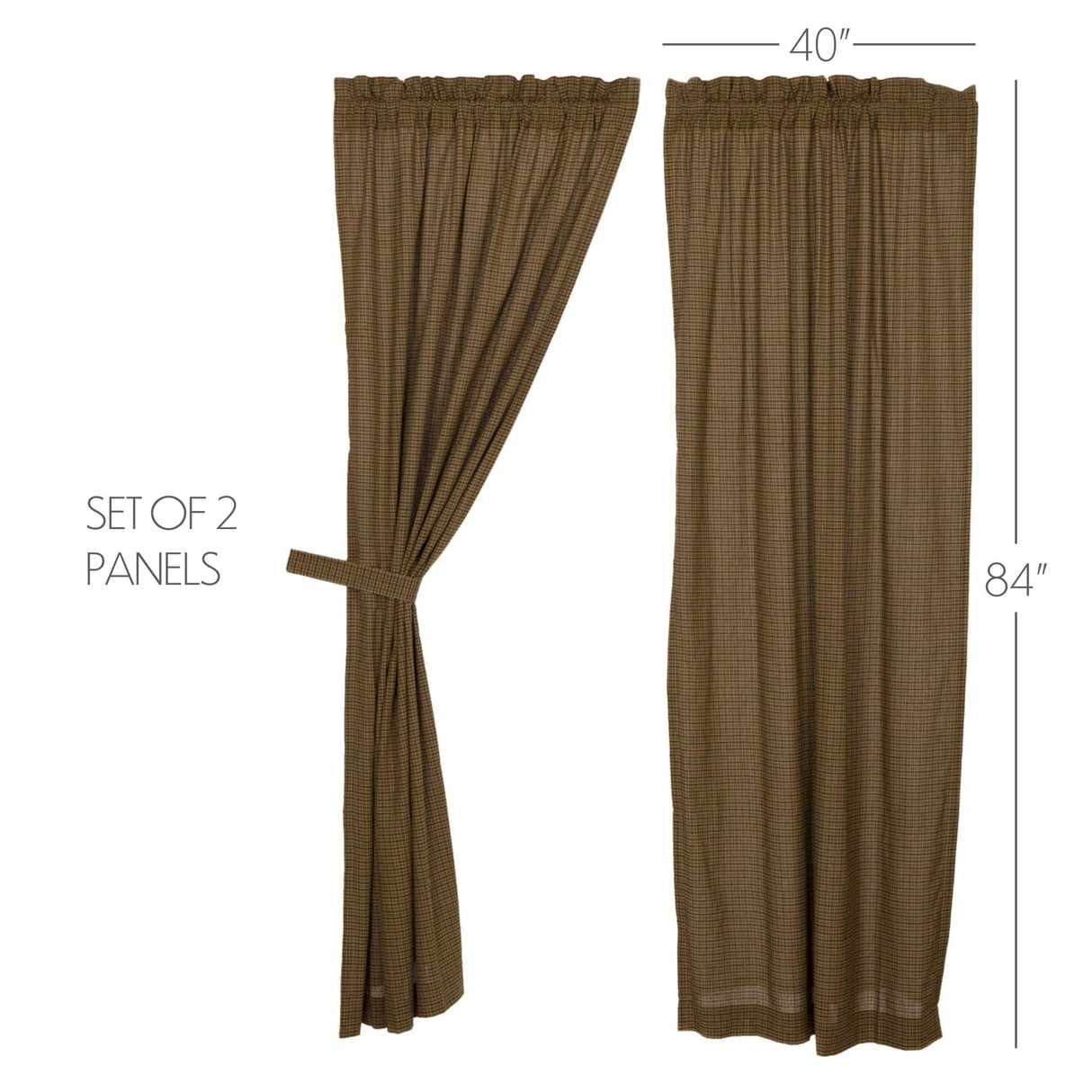Tea Time 84" Drape Set